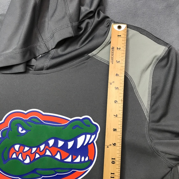 University Of Florida Gators Fanatics Hoodie T-Shirt Long Sleeve Medium Slim - Picture 7 of 12
